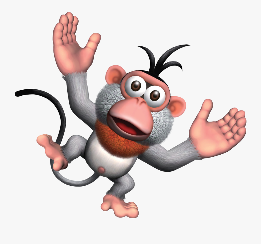 Monkey Clipart Capuchin Monkey - Donkey Kong Jungle Beat Png, Transparent Clipart