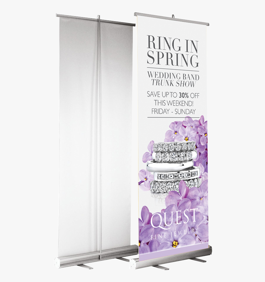 Economy Retractable Banners - Banner, Transparent Clipart