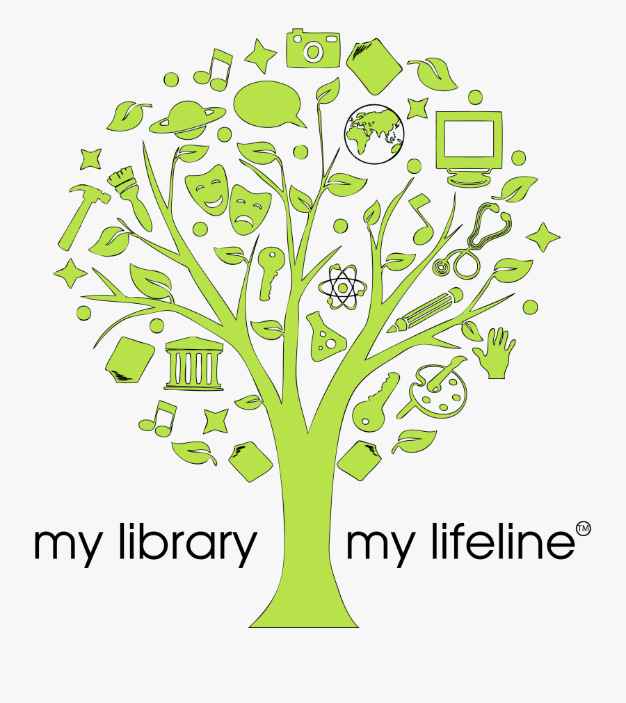 My Library, My Lifeline - Public Library, Transparent Clipart