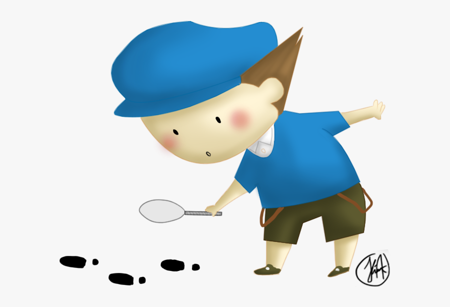 Found Dog River Chibi - Chibi Looking For Something, Transparent Clipart