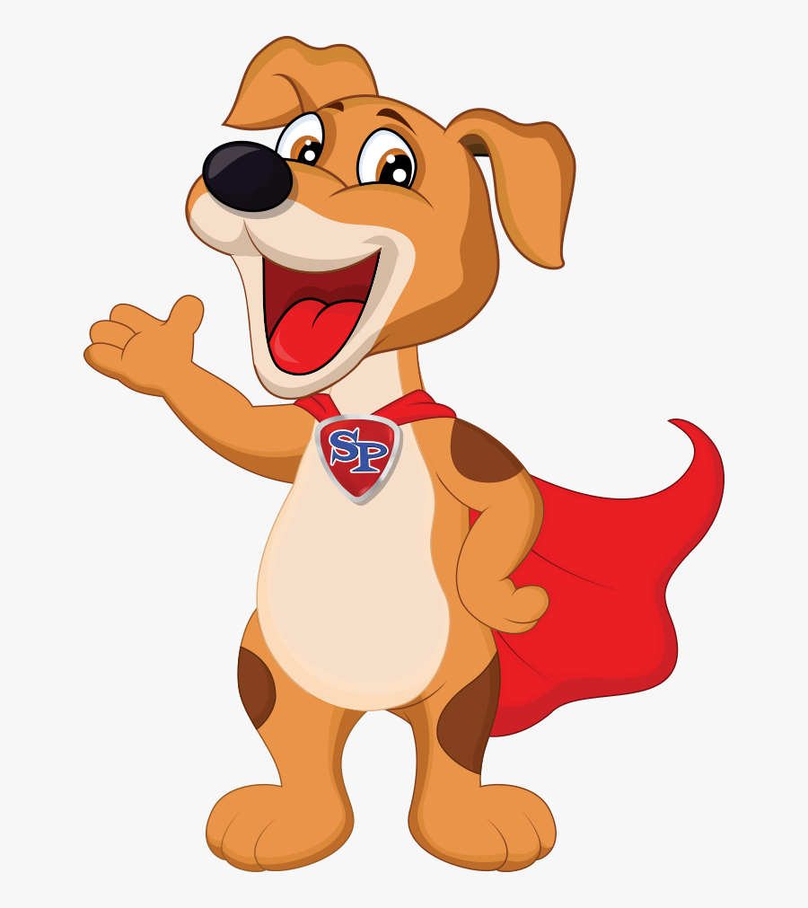 Pet Clipart Found Dog - Superhero Dog Cartoon, Transparent Clipart