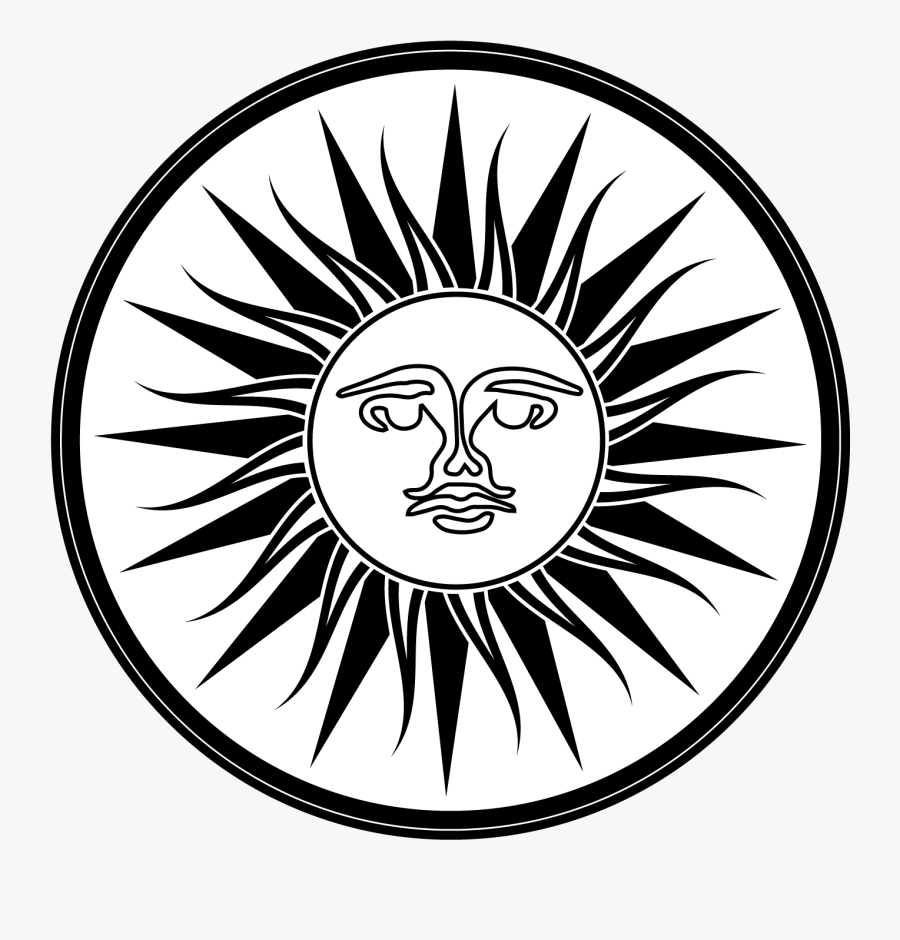 Lost And Found Caffe Sole Logo Clipart Full Size Transparent - Compass Rose Sun, Transparent Clipart