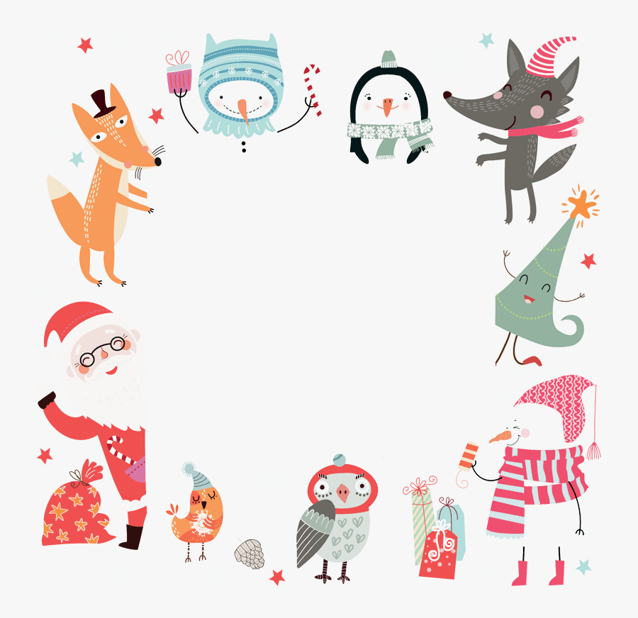 Christmas Gift Tag For Friends, Transparent Clipart