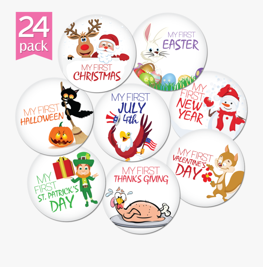 Holidays Per Month, Transparent Clipart