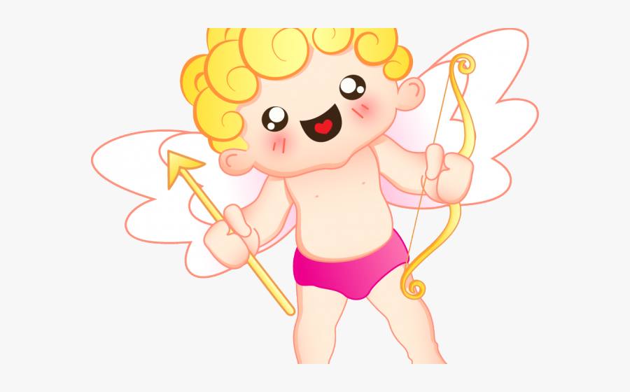 Cupid Clipart Kawaii - Cartoon, Transparent Clipart