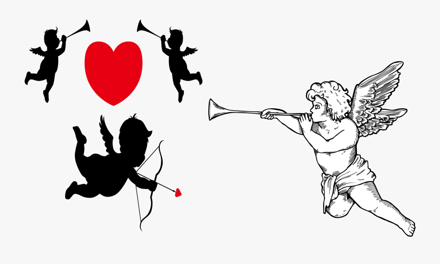 Cupid Clipart Png - Angel Vector, Transparent Clipart