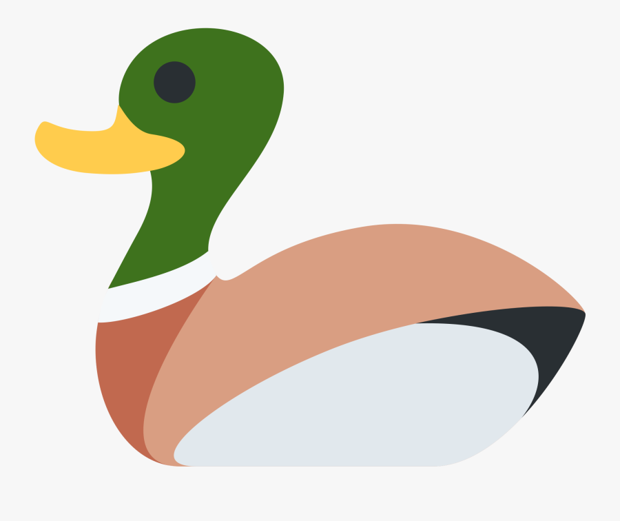 File - Twemoji2 1f986 - Svg - Duck Emoji Twitter, Transparent Clipart