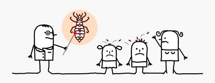 Funny Headlice, Transparent Clipart