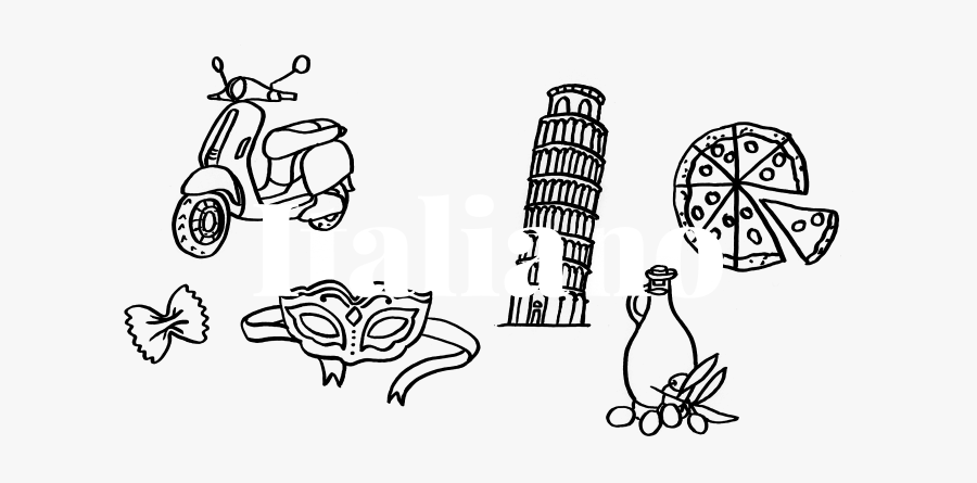 Italian - Cartoon, Transparent Clipart