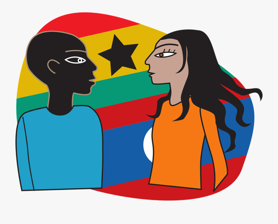 Ghana, Asia, Africa, Flag, Flags, Woman, Man, People - Asia Y Africa Png, Transparent Clipart