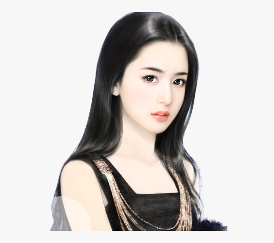 Clip Art Pinterest Art How - Asian Art Drawing Girl, Transparent Clipart