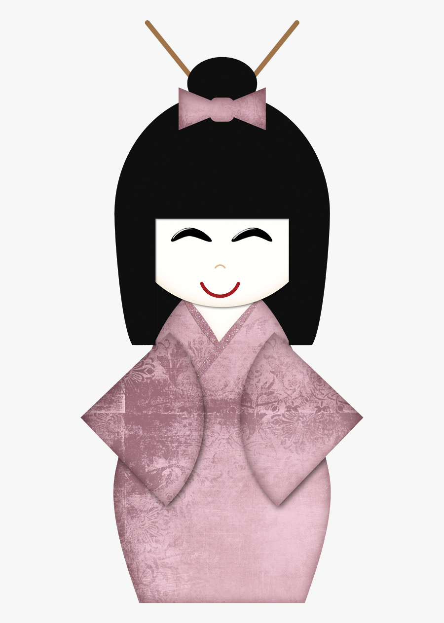 Transparent Geisha Clipart - Woman, Transparent Clipart
