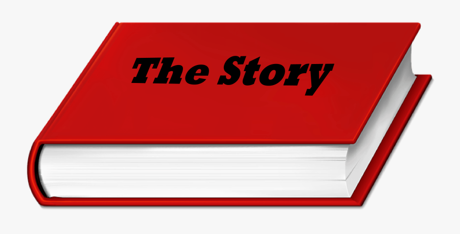 Book With "the Story” Title - Carmine, Transparent Clipart