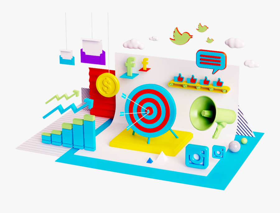 Marketing Illustration By Pinch Studio - Marketing Illustration, Transparent Clipart