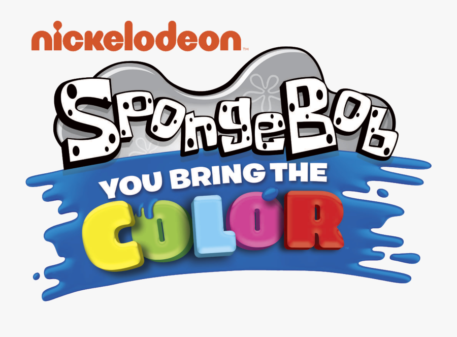 Encyclopedia Spongebobia - Spongebob Squarepants You Bring The Color, Transparent Clipart