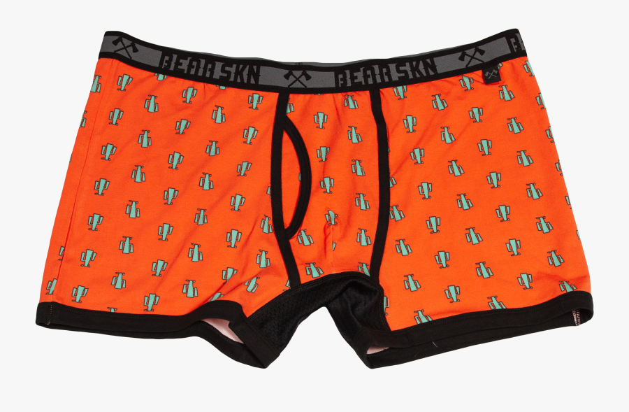 Cactus Boxer Brief - Underpants, Transparent Clipart