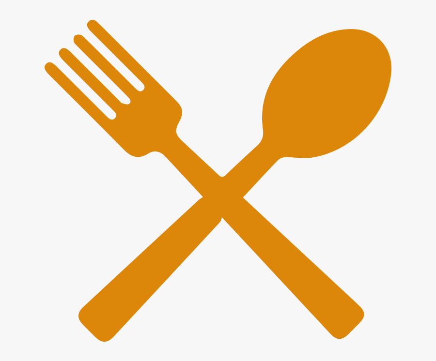 Fork Icon - Spoon And Fork Silhouette, Transparent Clipart