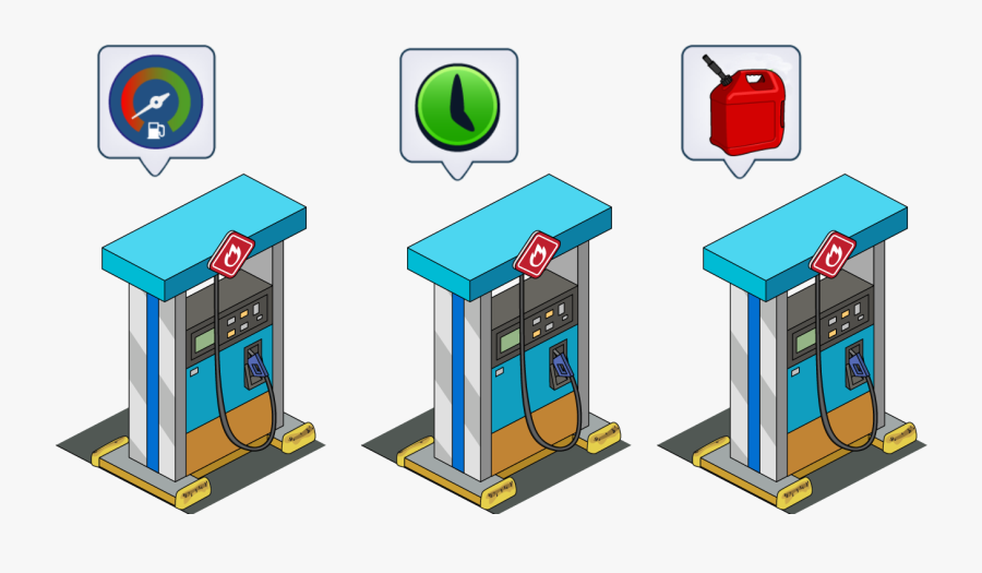 Gas Pump, Transparent Clipart