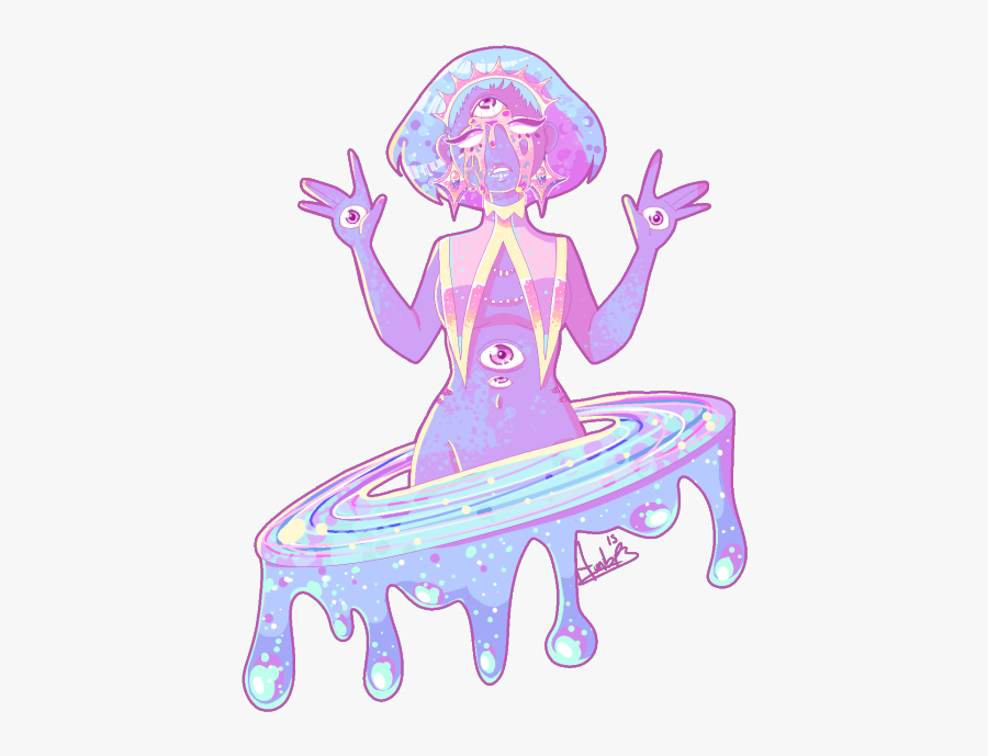 #artwork #artist #cute #kawaii #space #japan #japan - Pixel Art Pastel Goth, Transparent Clipart