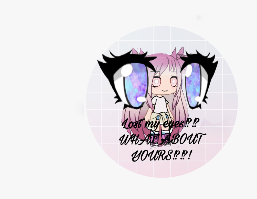 #gachalife #pinkeye #lostaneye #eyes #creepy #ahhh - Illustration, Transparent Clipart