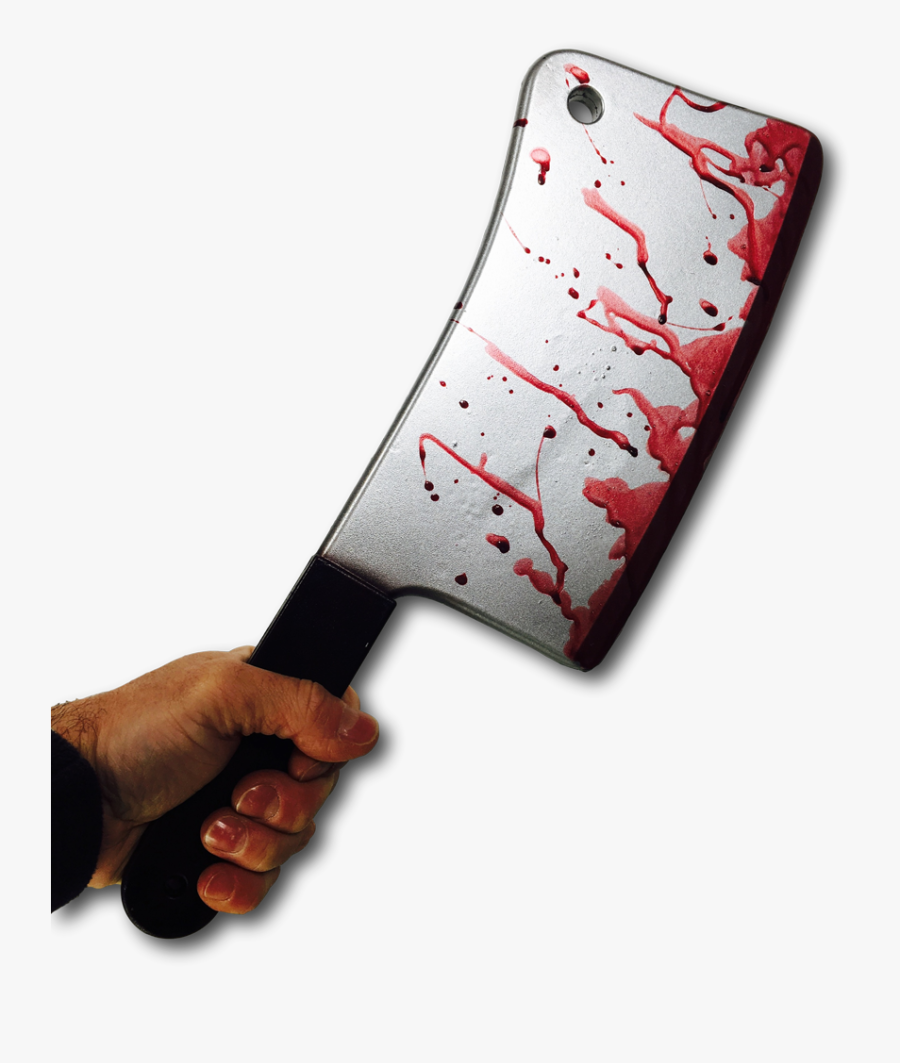 Bloody Cleaver 2 Clipped Rev 1 - Bloody Meat Cleaver Png, Transparent Clipart
