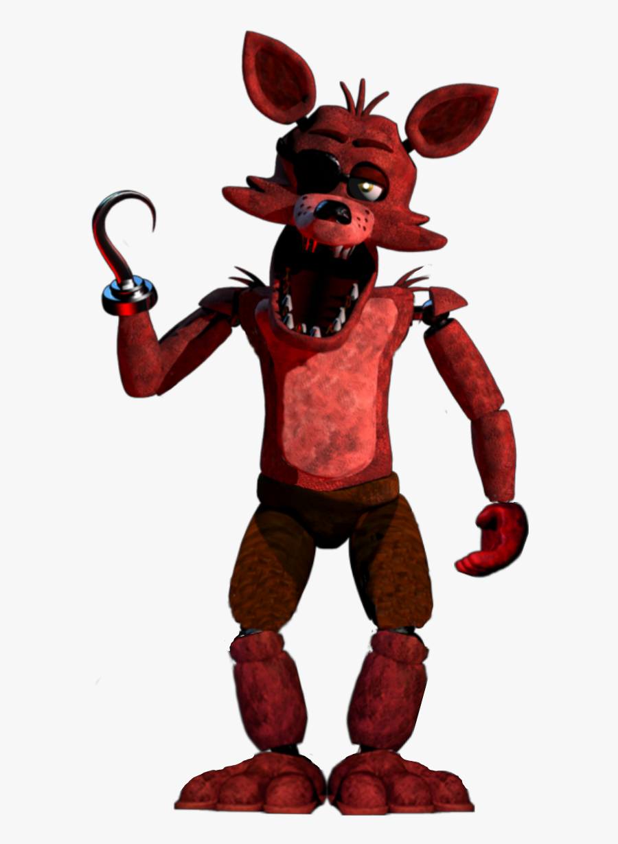 #fixed Foxy #fnaf #freetoedit - Foxy Full Body Fnaf 1, Transparent Clipart