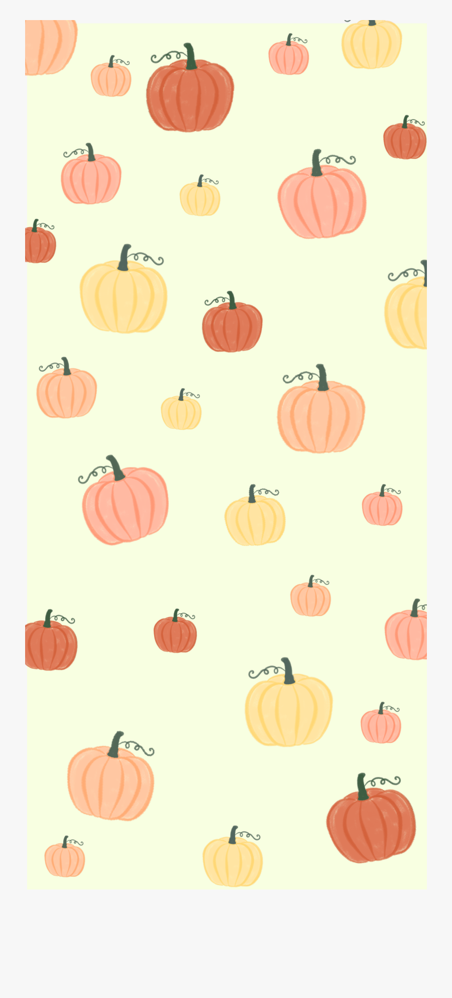 Fall Iphone Wallpaper Pumpkin, Transparent Clipart