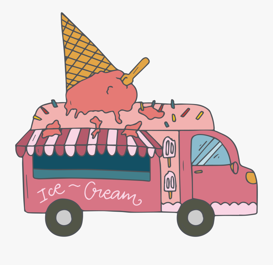 Transparent Fast Car Clipart - Kartun Ice Cream, Transparent Clipart
