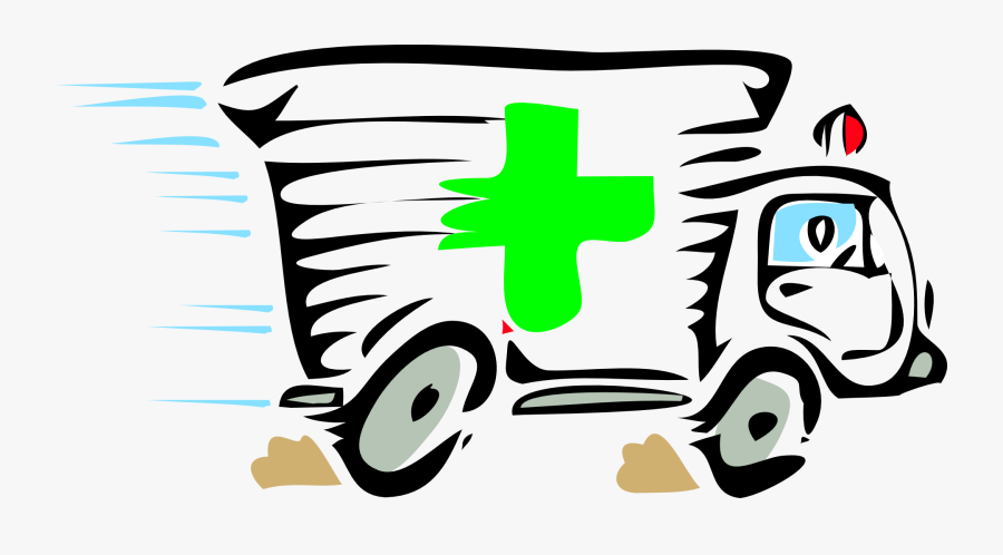 Emergency Ambulance Sirene Fast Free Picture - Ambulance Clip Art, Transparent Clipart