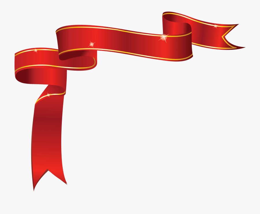Decorative Ribbon Cliparts - Decorative Ribbon Png, Transparent Clipart