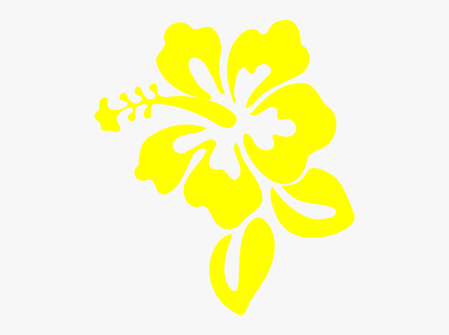 Hibiscus Yellow Svg Clip Arts - White Hibiscus Sticker, Transparent Clipart