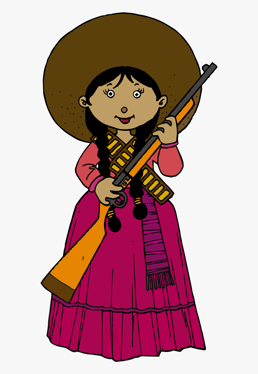 Adelita, Soldadera, Mexican Revolution, 20 November - Imagenes De La Adelita Para Colorear, Transparent Clipart