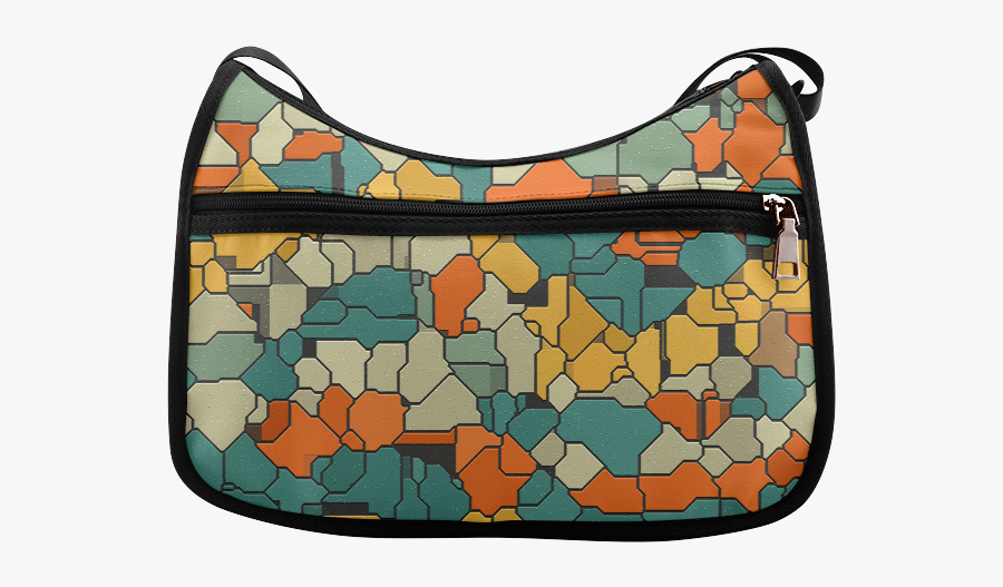 Textured Retro Shapes Crossbody Bags - Handbag, Transparent Clipart