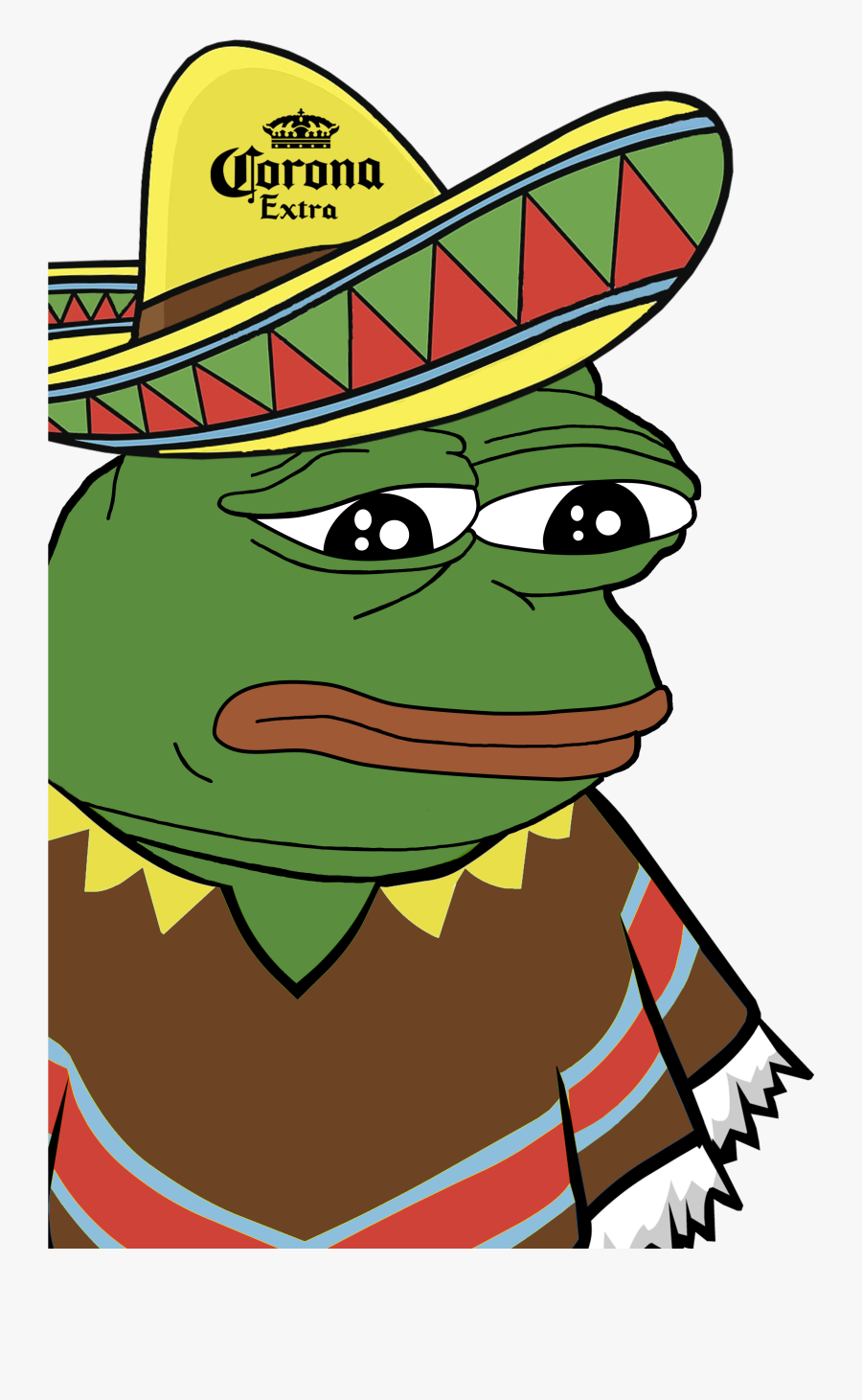 Transparent Pepe Png - Pepe The Frog Mexican, Transparent Clipart
