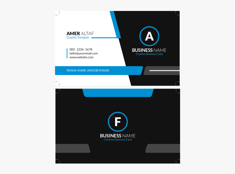 Creative Business Cards - New Business Card Design Png, Transparent Clipart