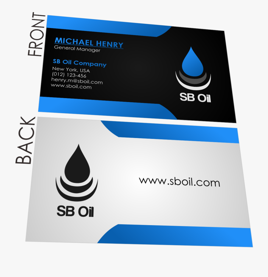Simple Business Card - Graphic Design, Transparent Clipart