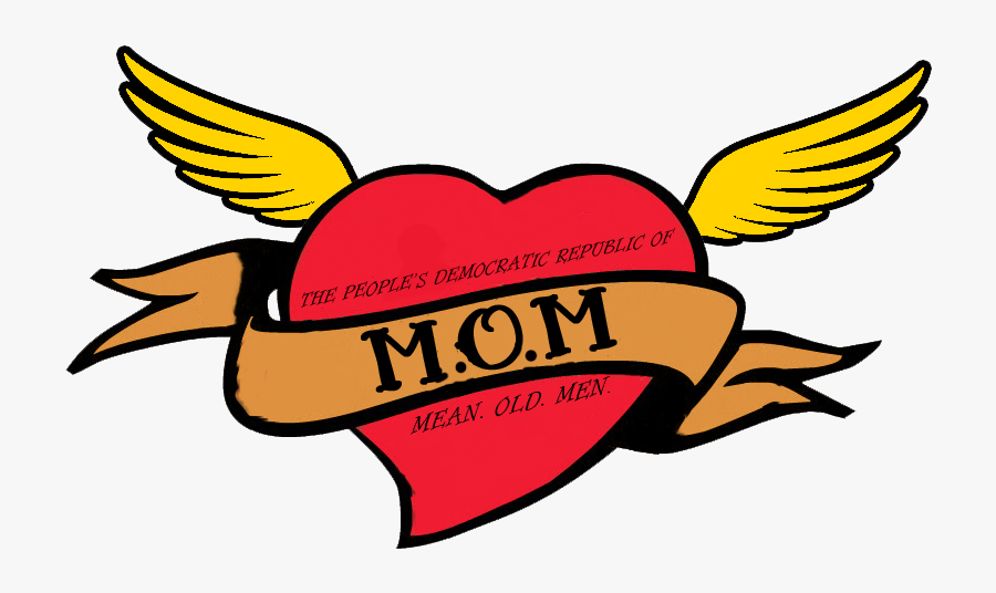 Love Mom Tattoo Cartoon, Transparent Clipart