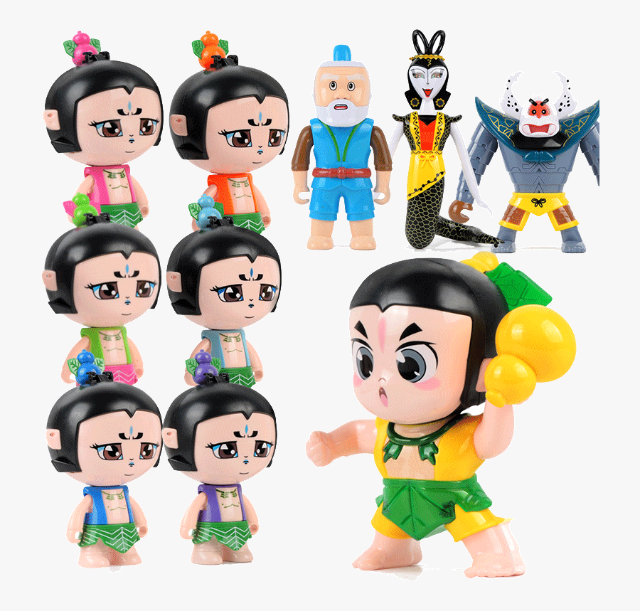 King Kong Gourd Doll Toy Cartoon Doll Anime Doll Model - Cartoon, Transparent Clipart