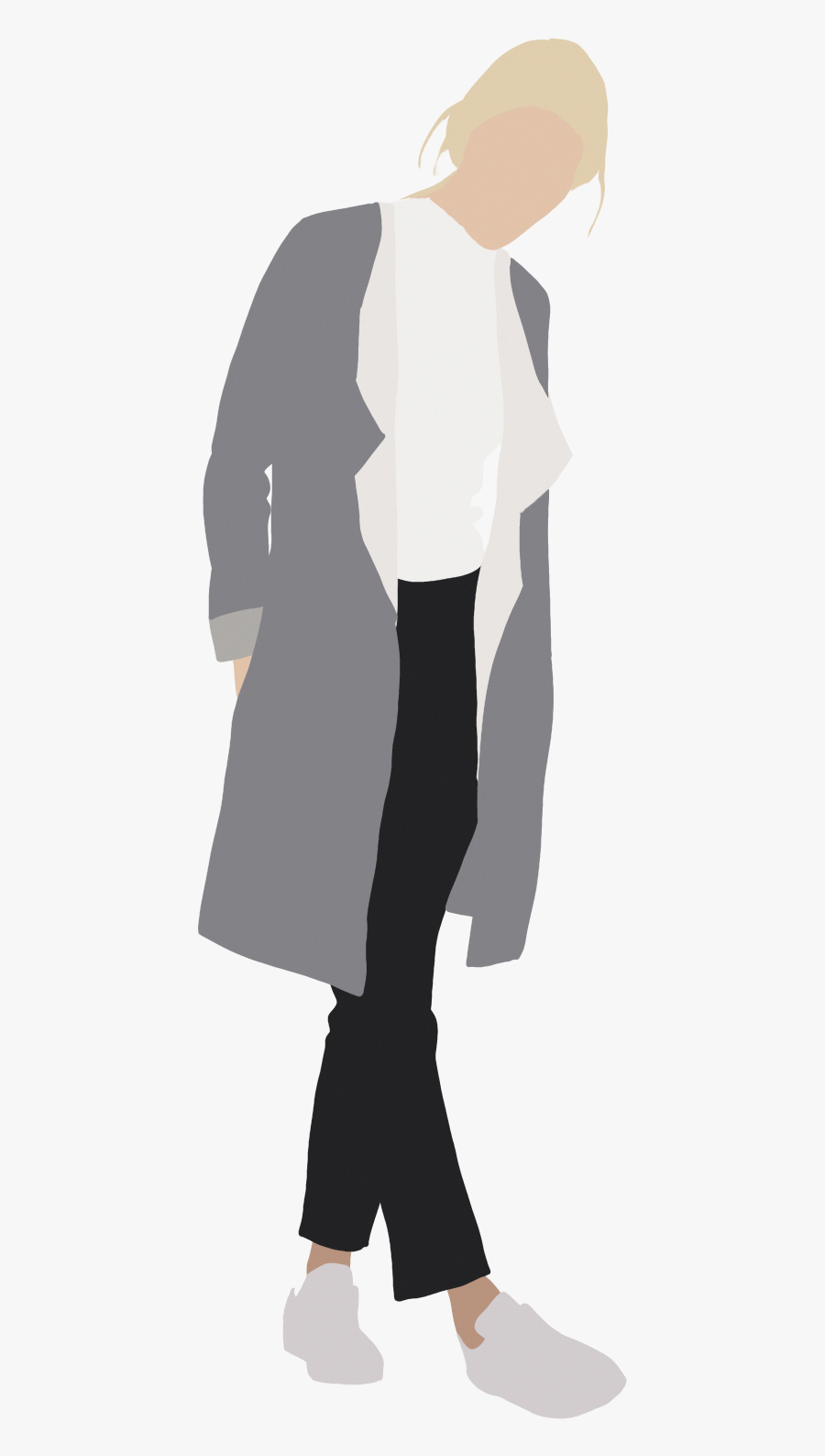 Flat People Illustration Png, Transparent Clipart