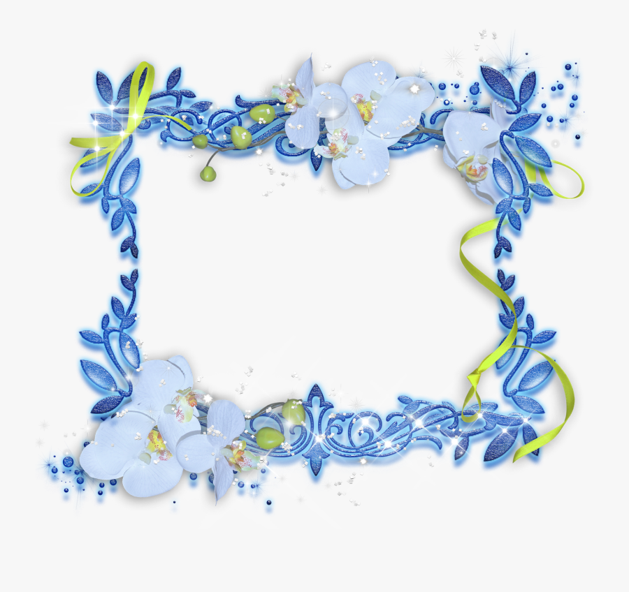 Flores Azules Png, Transparent Clipart