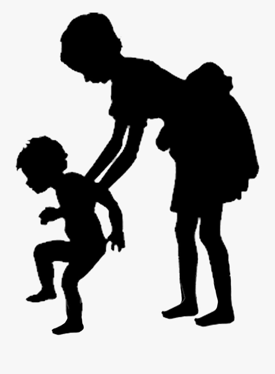 Clip Art Silhouette Architecture Material Sources - Child In Water Silhouette, Transparent Clipart