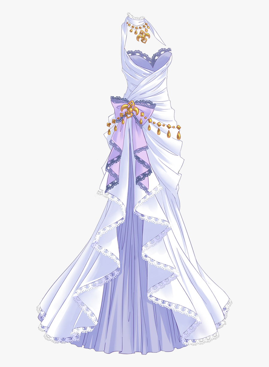 Transparent Anime Bow Png - Anime Girl Princess Outfit, Transparent Clipart