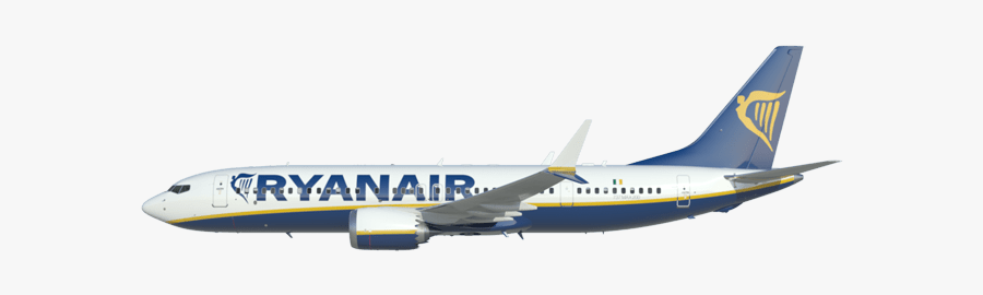 Taking Off Plane Transparent Png - Ryanair Plane No Background, Transparent Clipart