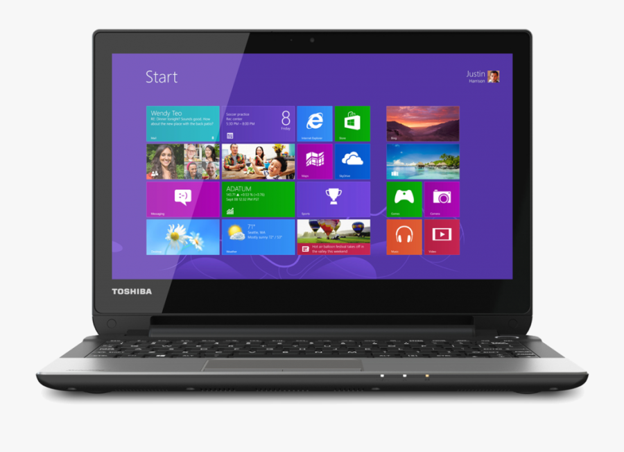 Lenovo Laptop Images Vector - Laptop Toshiba Png, Transparent Clipart