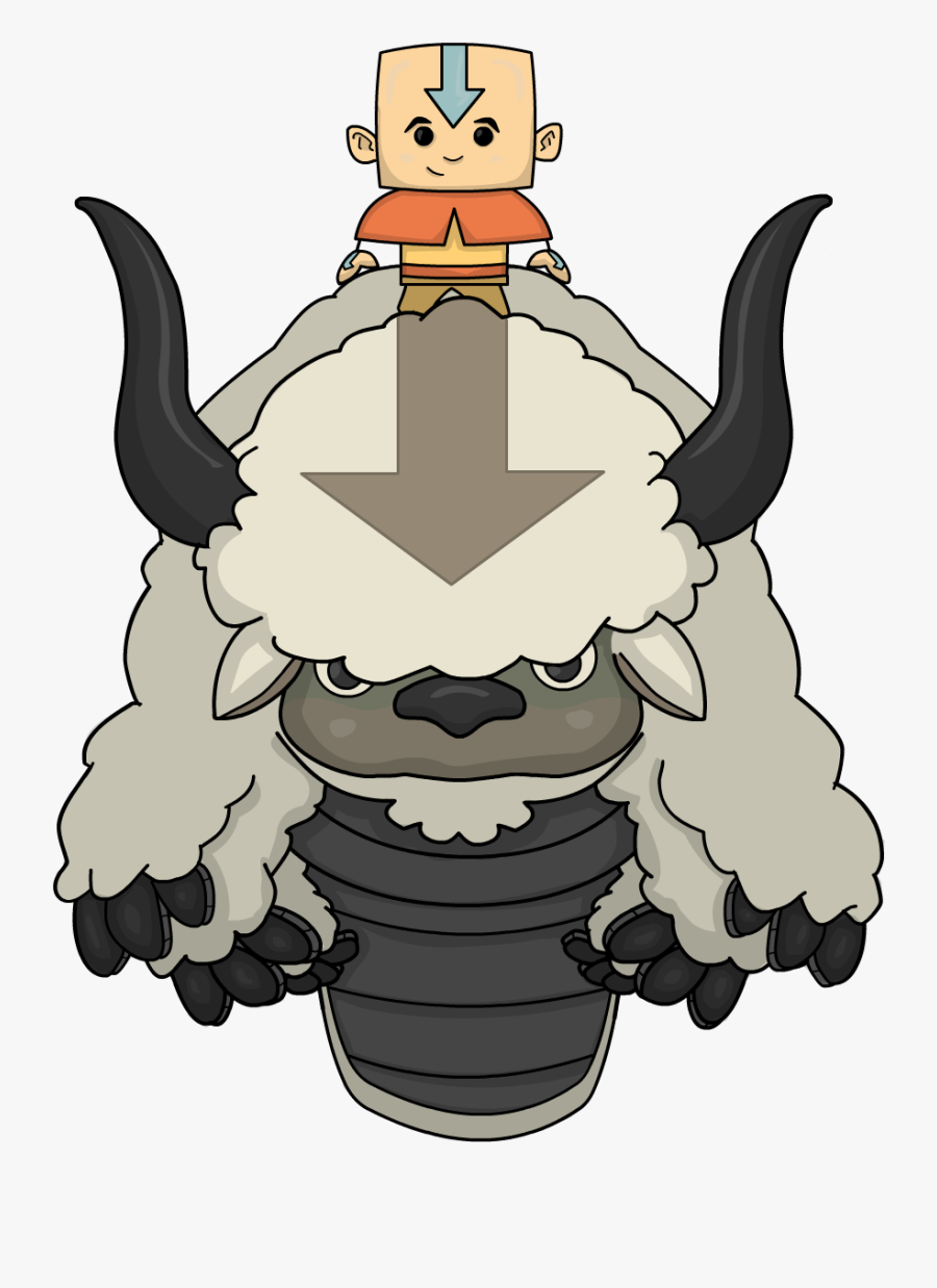 Avatar The Last Airbender Aamg And Momo, Transparent Clipart