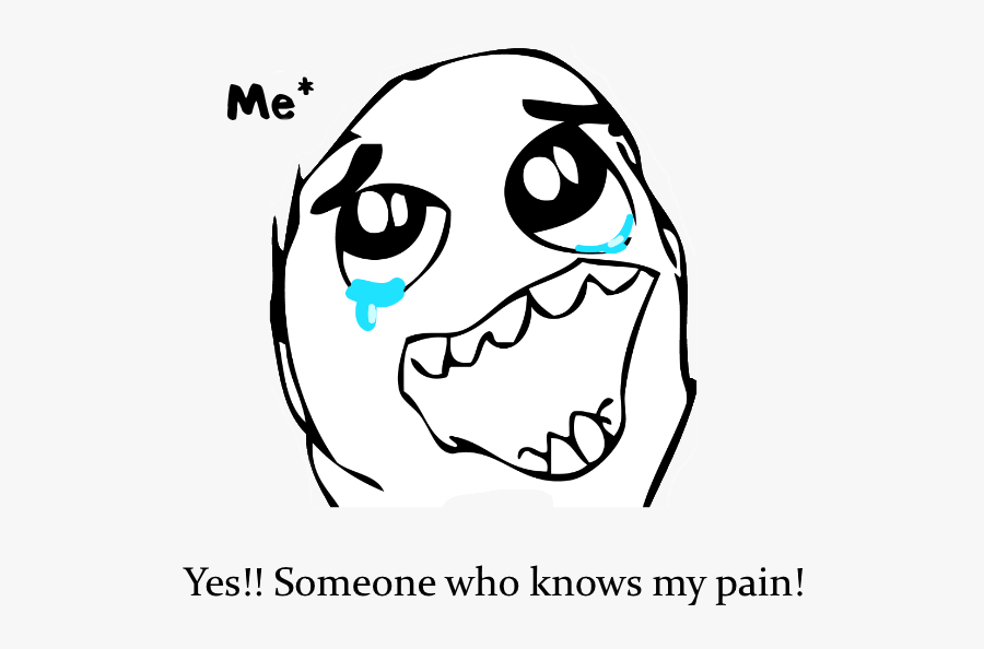 Image - Rage Comic Face, Transparent Clipart