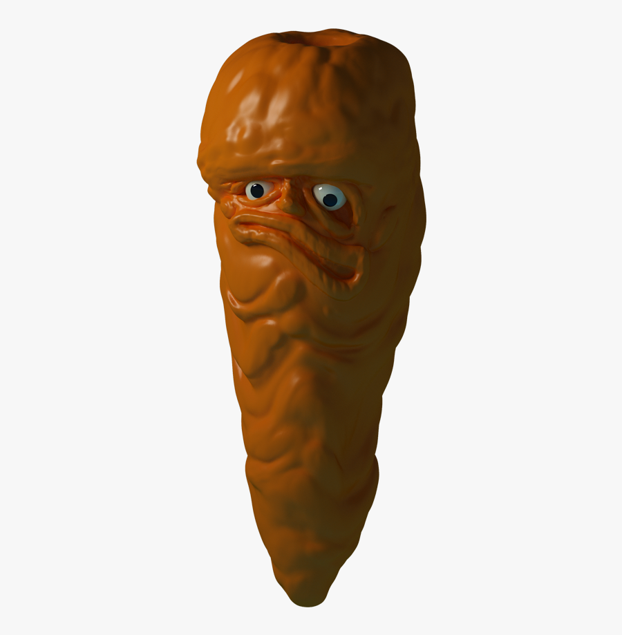 Melted Carrot, Transparent Clipart