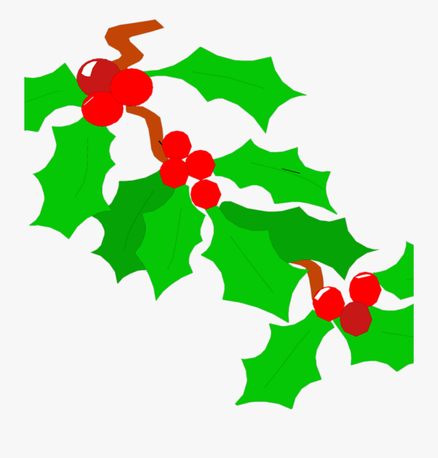 Transparent Holly Jpeg - Clip Art Transparent Holly, Transparent Clipart
