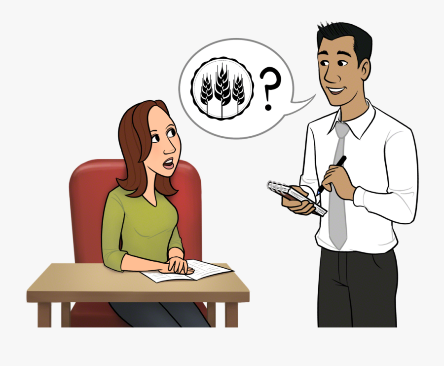 Restaurant Waiter With Food - Waiter And Customer Png, Transparent Clipart