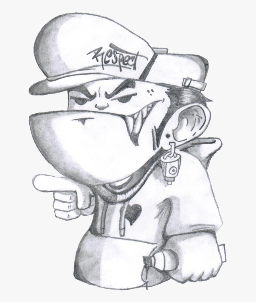 Graffiti Characters Spray Can - Gangster Cartoon Character Drawings , Free ...
